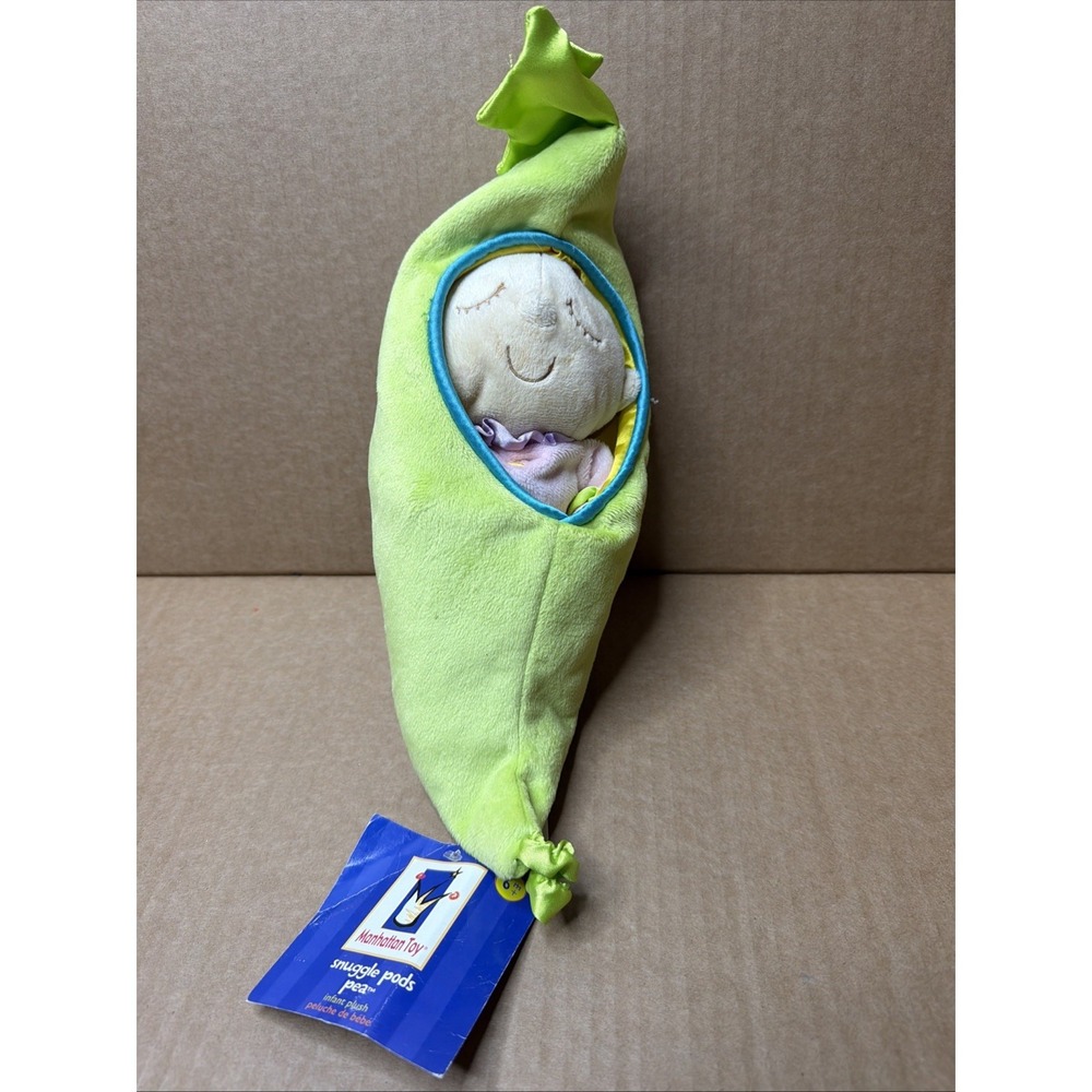 Manhattan Toy Snuggle Pod Sweet Pea First Baby Doll with Cozy Sleep Sack